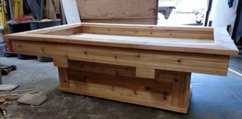 WGB Pedestal Raised Garden Bed System - 7 foot raised bed shown here